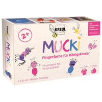 Prstne barve MUCKI za deklice - KREUL / komplet 6 x 50 ml