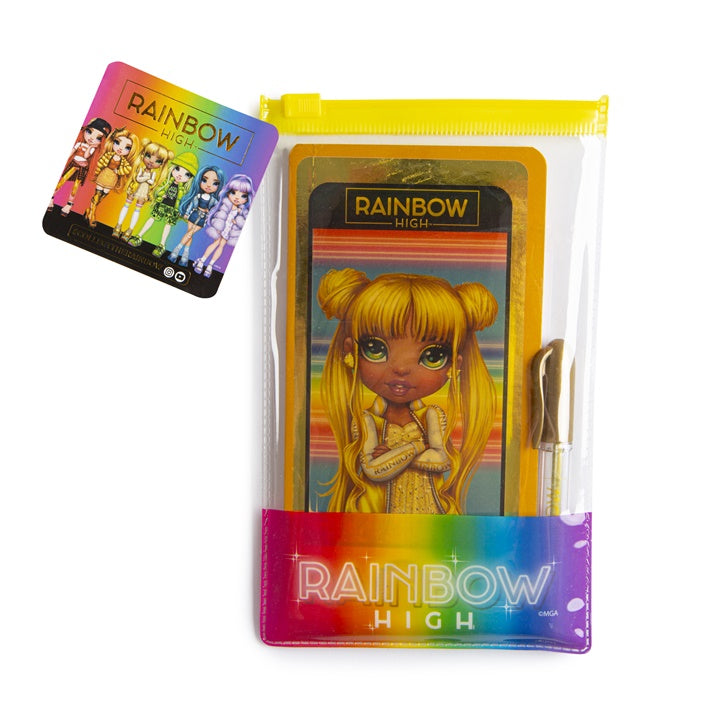RAINBOW HIGH beležnica v obliki telefona s pisalom