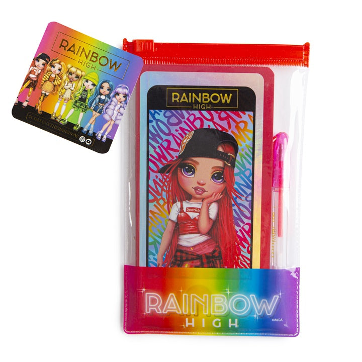 RAINBOW HIGH beležnica v obliki telefona s pisalom – pogled 3