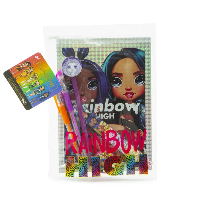 RAINBOW HIGH holografski zvezek s pisalnimi potrebščinami