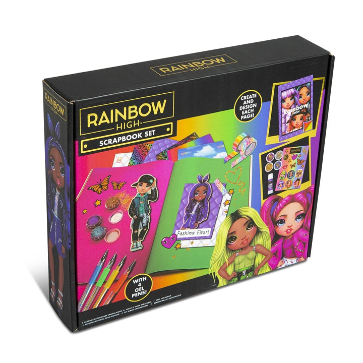 RAINBOW HIGH nastavljen za SCRAPBOOKING