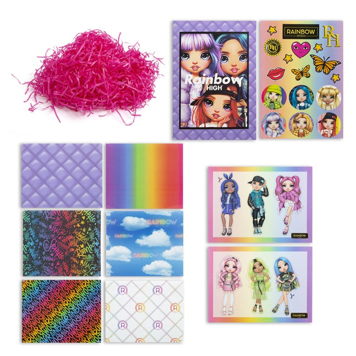 RAINBOW HIGH nastavljen za SCRAPBOOKING – pogled 2