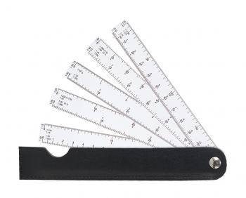 Ravnilo - v pahljači LENIAR - 15 cm