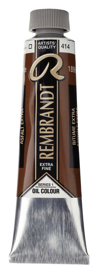 Oljna barva Rembrandt 40 ml | izberite odtenek – Asphaltum