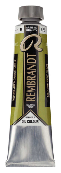 Oljna barva Rembrandt 40 ml | izberite odtenek – Cinnabar Green Light
