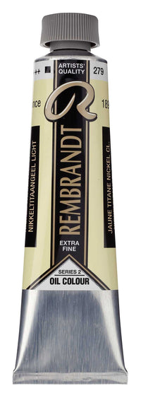 Oljna barva Rembrandt 40 ml | izberite odtenek – Nickel Titanium Yellow Light