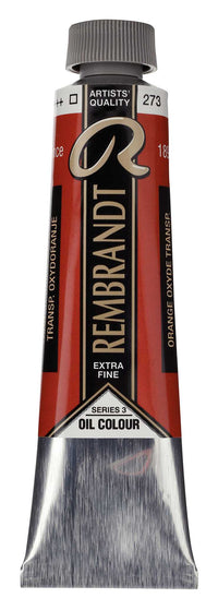 Oljna barva Rembrandt 40 ml | izberite odtenek – Transparent Oxide Orange