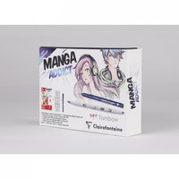 Risalni set za mango CLAIREFONTAINE Manga Addict Tombow A5 - 50 listov