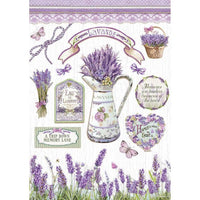 Rižev papir A4 Provence elements