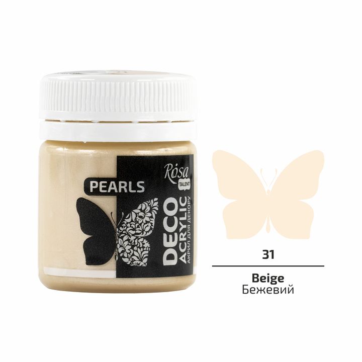 ROSA TALENT Akrilna dekorativna barva Pearl 20 ml | Različni odtenki – pogled 3