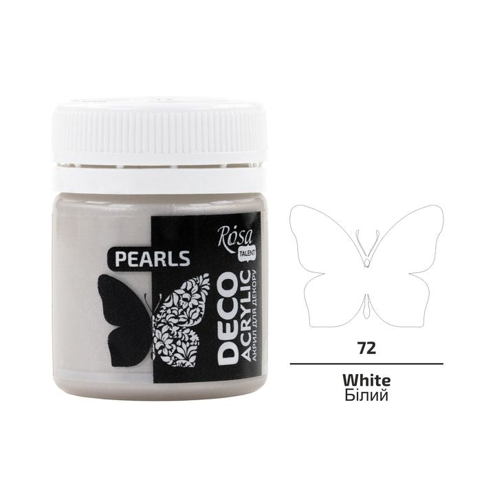 ROSA TALENT Akrilna dekorativna barva Pearl 20 ml | Različni odtenki – pogled 4