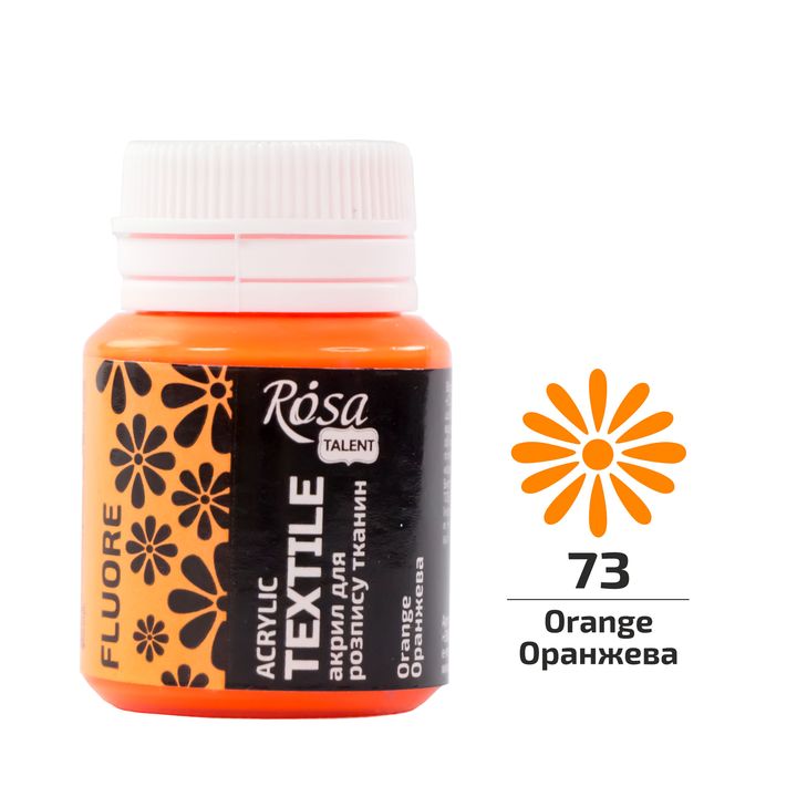 ROSA TALENT Fluorescentna akrilna barva za tekstil 20 ml | Različni odtenki – pogled 5