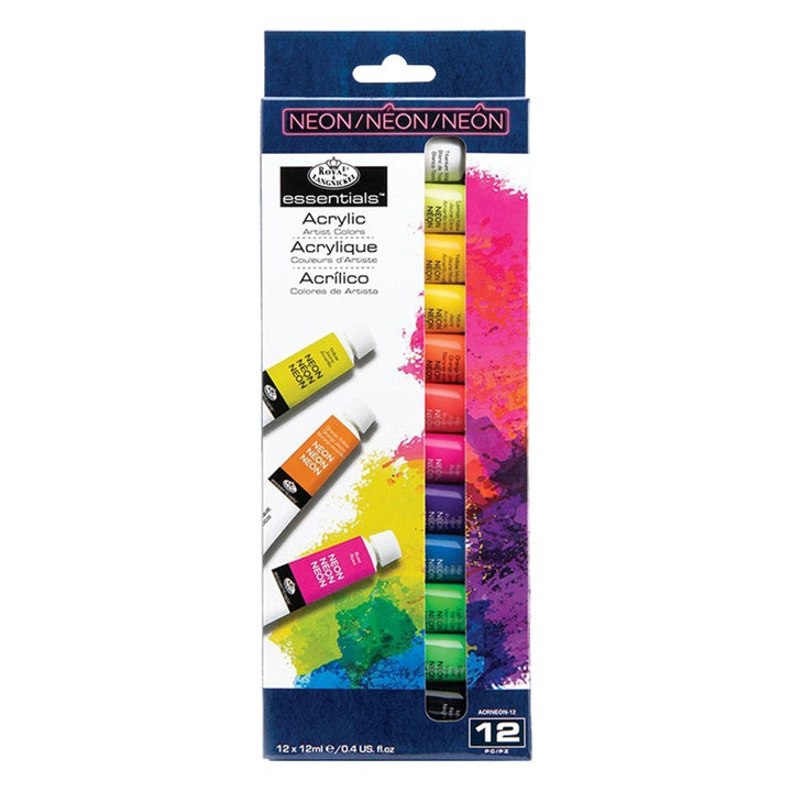 Royal &amp; Langnickel Neonske akrilne barve 12 x 12 ml