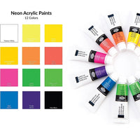 Royal &amp; Langnickel Neonske akrilne barve 12 x 12 ml – pogled 2