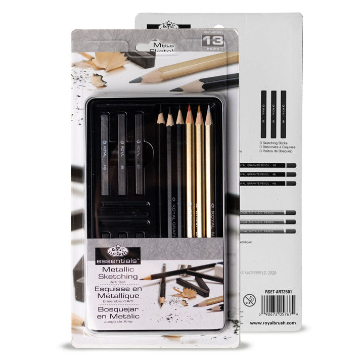Royal &amp;amp; Langnickel Essentials Metallic / 13-delni komplet za skice