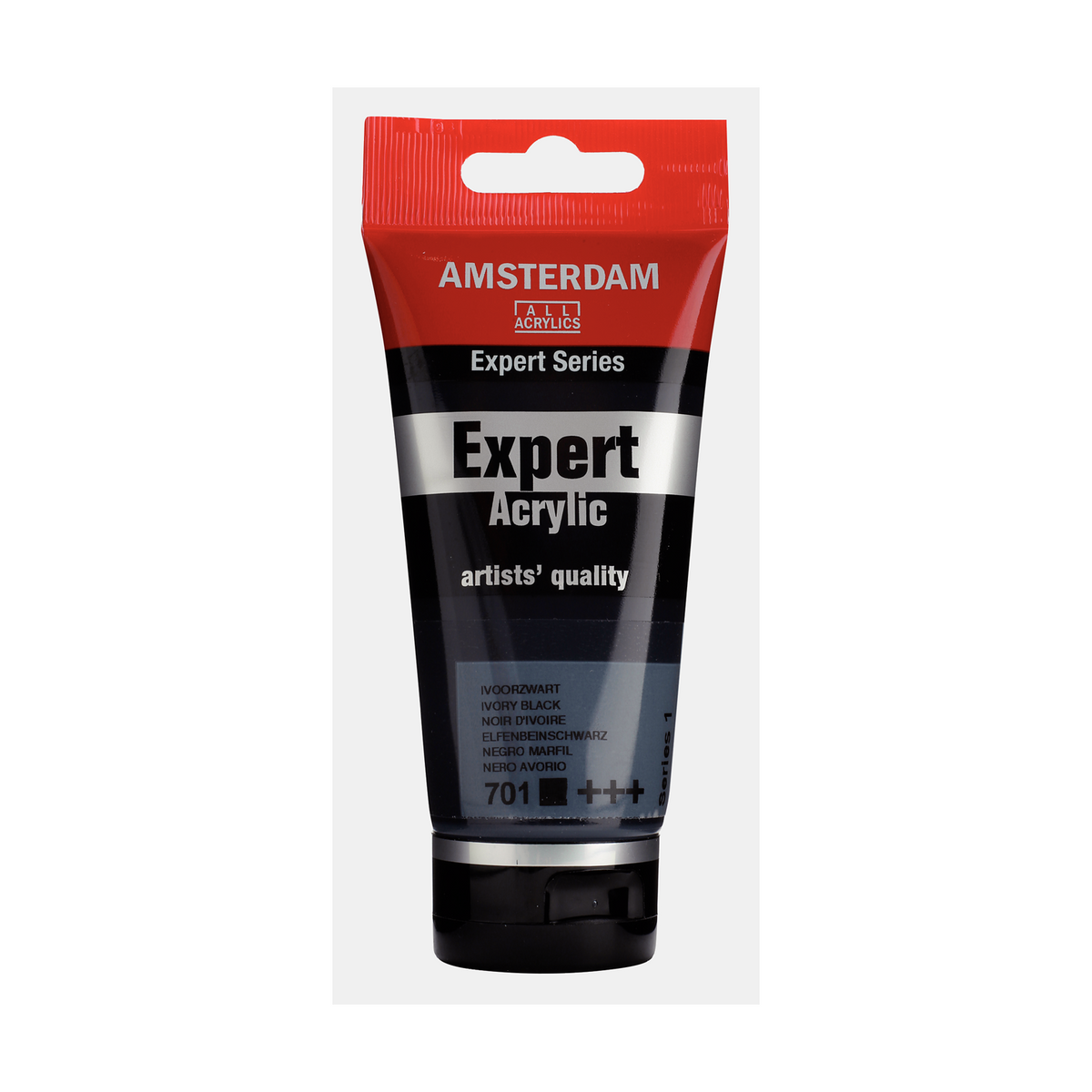 ROYAL TALENS Amsterdam Expert akrilna barva 75 ml – Slonokoščeno črna