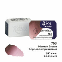Akvarelne barve Rosa Gallery pan 2,5 ml – Maroon Brown panvička