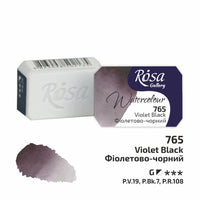 Akvarelne barve Rosa Gallery pan 2,5 ml – Violet Black panvička
