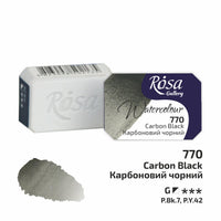 Akvarelne barve Rosa Gallery pan 2,5 ml – Carbon Black panvička