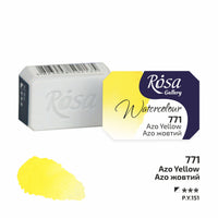 Akvarelne barve Rosa Gallery pan 2,5 ml – Azo Yellow panvička