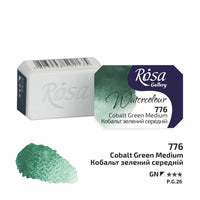 Akvarelne barve Rosa Gallery pan 2,5 ml – Cobalt Green Medium panvička