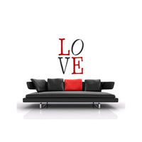 Šablona XXL LOVE 4-delna 70x100 cm