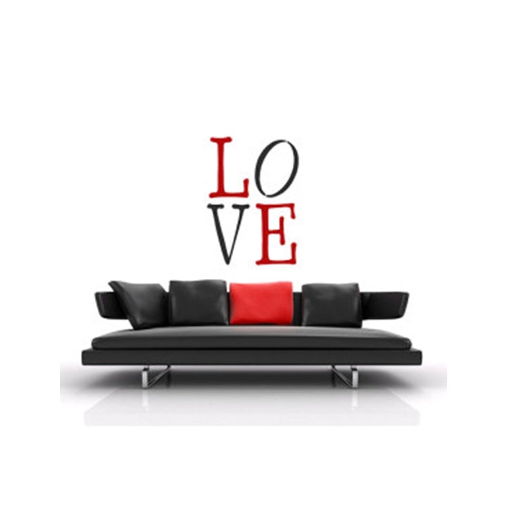 Šablona XXL LOVE 4-delna 70x100 cm