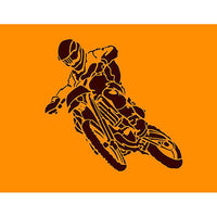 Šablona XXL Motorno kolo 5 delov 105x100 cm