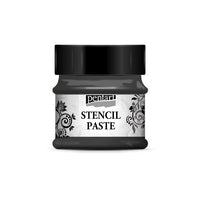 Pasta za šablone metalik Stencil Paste Pentart 50ml – black diamond