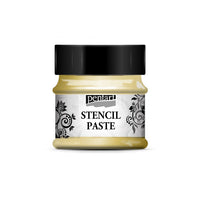 Pasta za šablone biserna Stencil Paste Pentart 50ml – vanilla