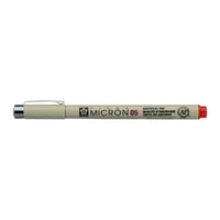 Sakura Pigma Micron 05 fineliner 0,45 mm – set 6 barv – Rdeča