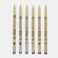 Sakura Pigma Micron 05 fineliner 0,45 mm – set 6 barv