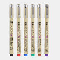Sakura Pigma Micron 05 fineliner 0,45 mm – set 6 barv
