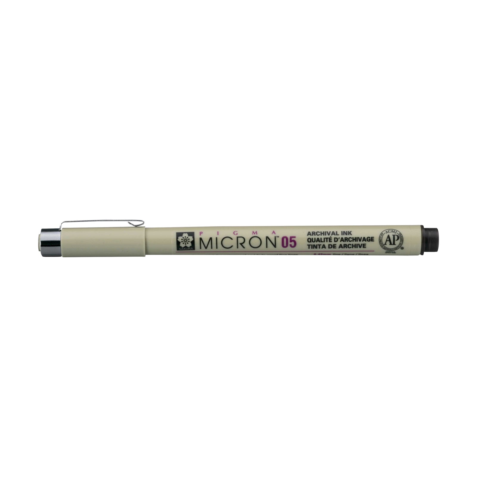 Sakura Pigma Micron 05 fineliner 0,45 mm – set 6 barv – Sepija