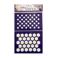 Samolepilne šablone PENTART A5 - geometrijske oblike M24