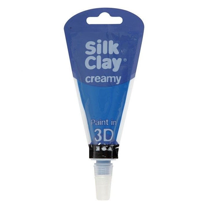 Samostrjevalna kremasta masa Silk Clay 3D – blue
