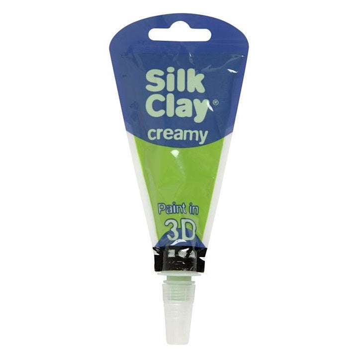 Samostrjevalna kremasta masa Silk Clay 3D – light green