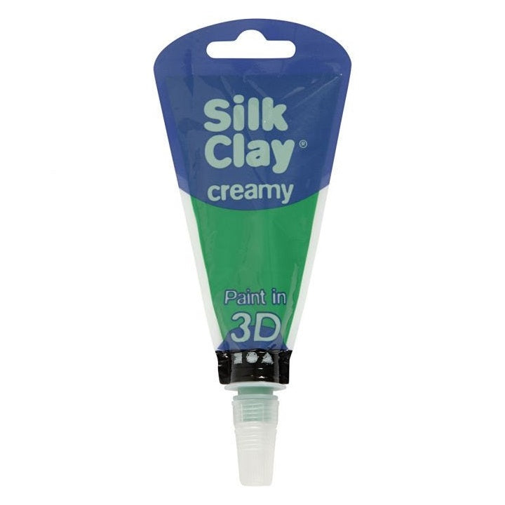 Samostrjevalna kremasta masa Silk Clay 3D – green