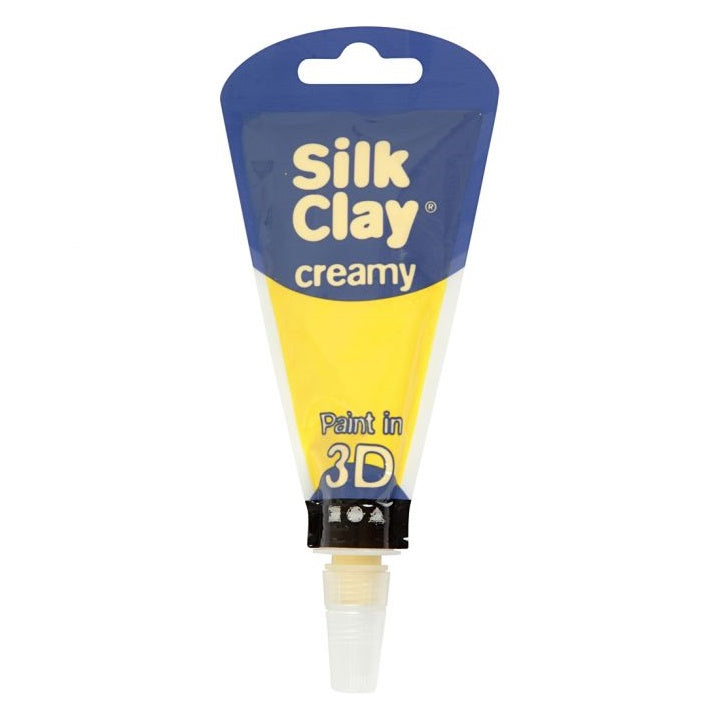 Samostrjevalna kremasta masa Silk Clay 3D – yellow