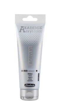 Akrilne barve Schmincke AKADEMIE 120 ml – 800 srebrna