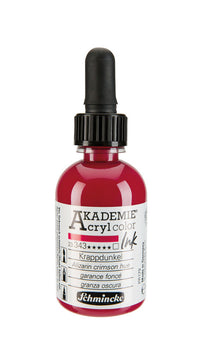Akrilno črnilo Schmincke AKADEMIE 50 ml – 343 alizarinova škrlatna barva