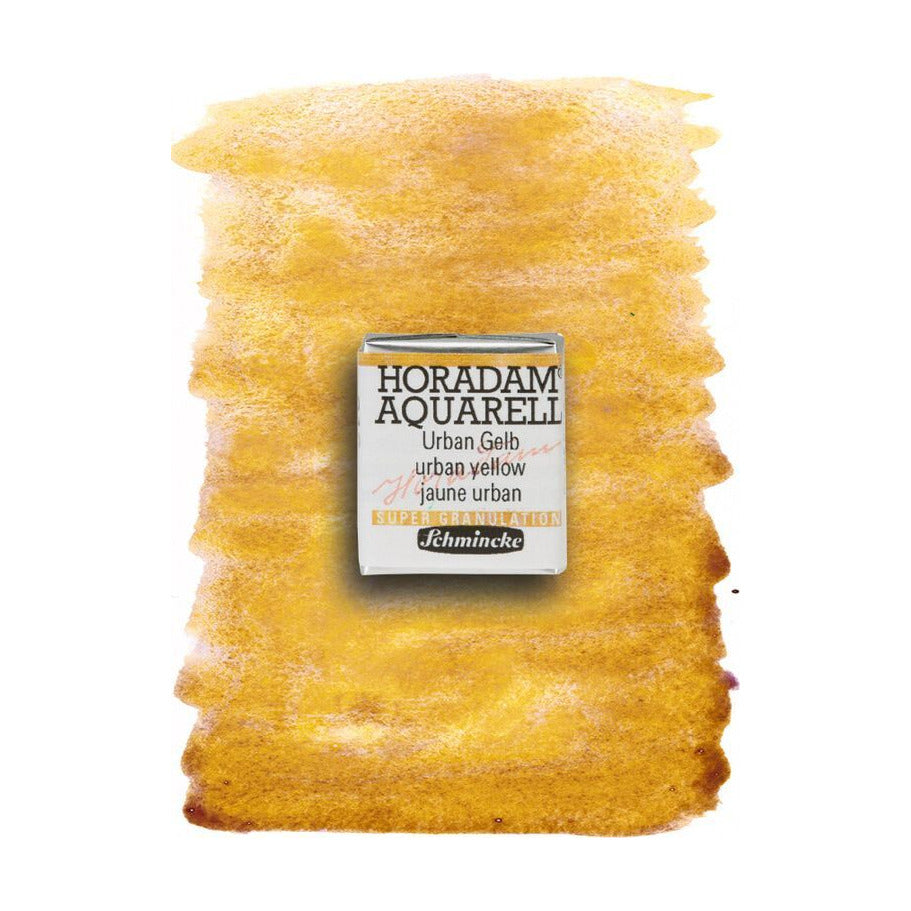 Schmincke Horadam akvarelna barva v polovični posodici – Urban yellow