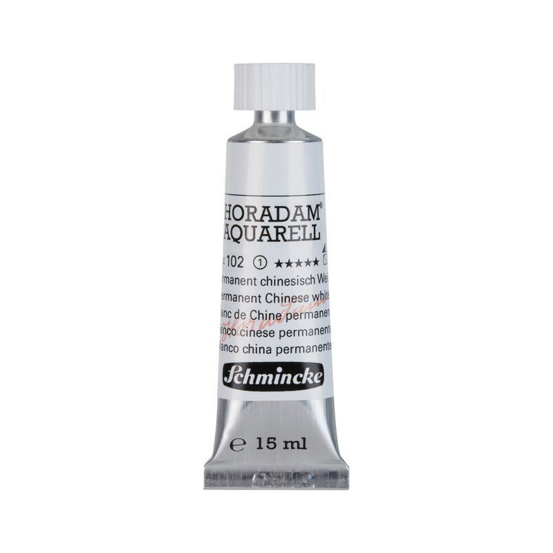 Schmincke Horadam akvarelna barva v tubi 15 ml - Onetz – 102 Permanentna kitajska bela