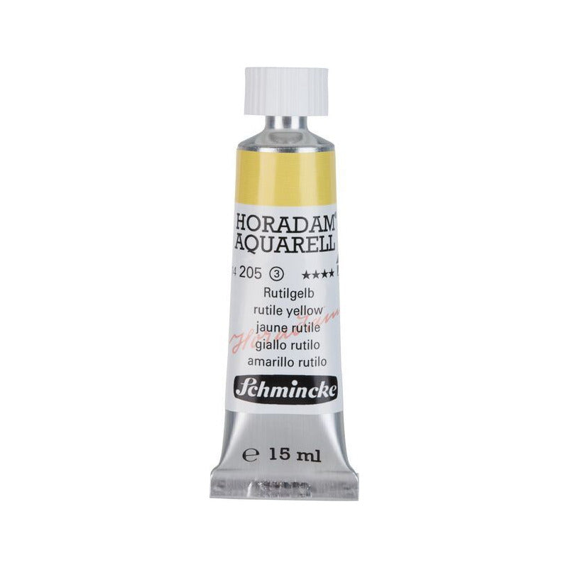 Schmincke Horadam akvarelna barva v tubi 15 ml - Onetz – 205 Rutilna rumena
