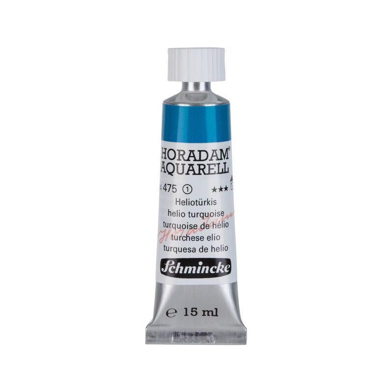 Schmincke Horadam akvarelna barva v tubi 15 ml - Onetz – 475 Helio turkizna
