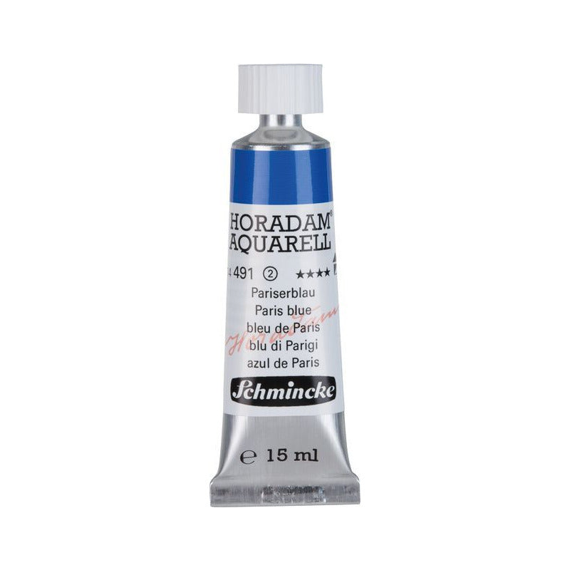 Schmincke Horadam akvarelna barva v tubi 15 ml - Onetz – 491 Pariško modra