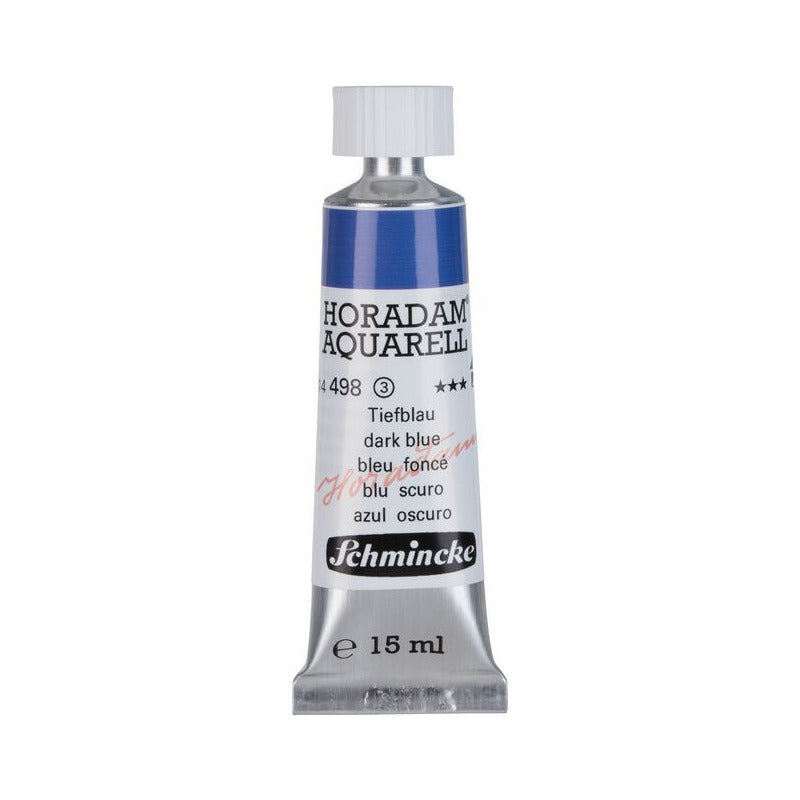 Schmincke Horadam akvarelna barva v tubi 15 ml - Onetz – 498 Temno modra