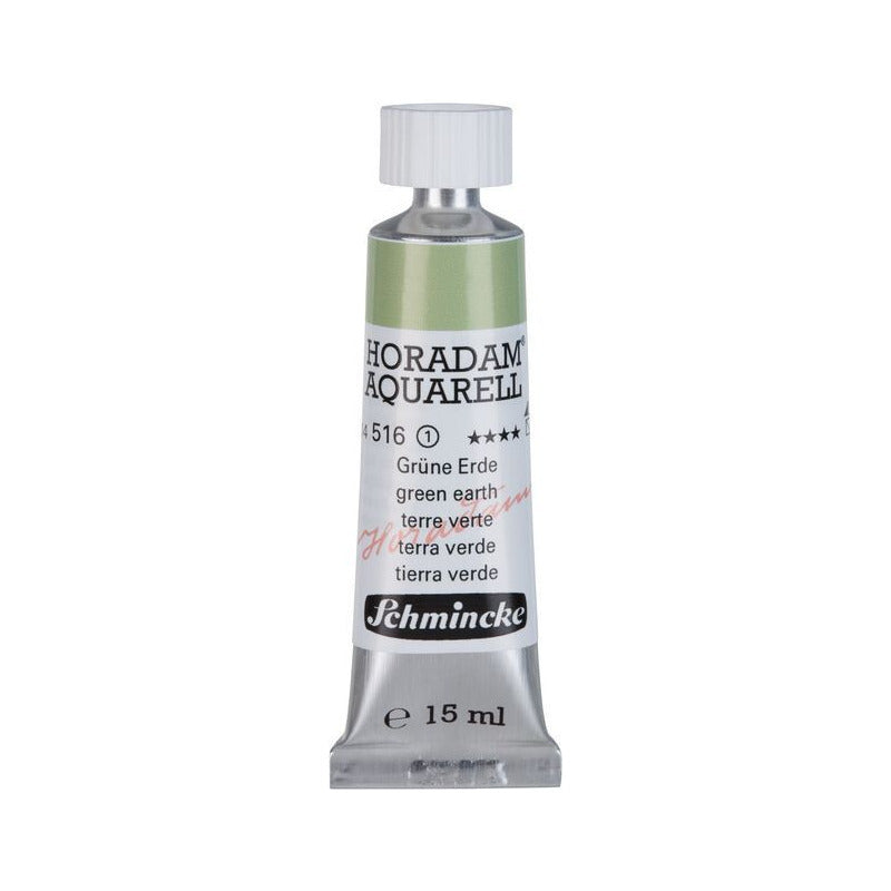 Schmincke Horadam akvarelna barva v tubi 15 ml - Onetz – 516 Zelena zemlja