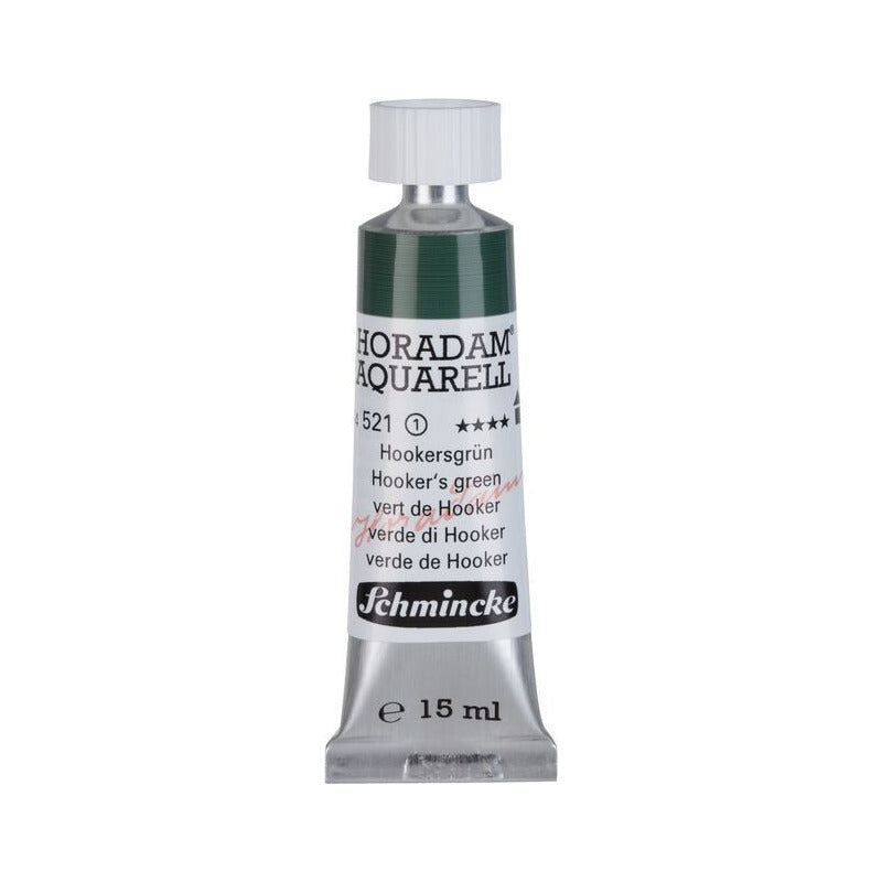 Schmincke Horadam akvarelna barva v tubi 15 ml - Onetz – 521 Hookerjeva zelena