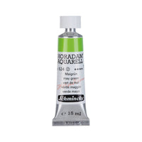 Schmincke Horadam akvarelna barva v tubi 15 ml - Onetz – 524 Majsko zelena